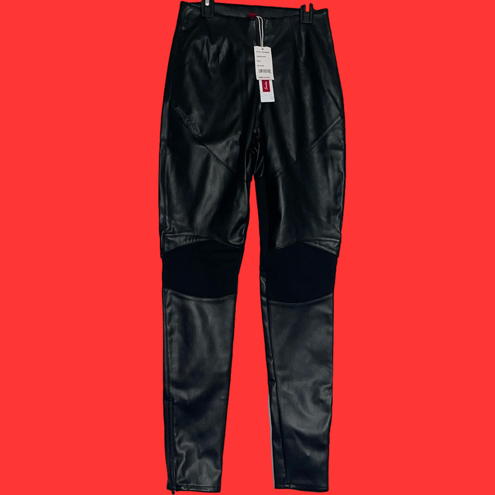NWT Smoke Rise Red leather feel pants